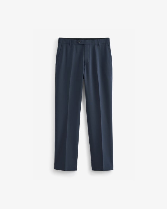 Navy Slim Fit Smart Trousers