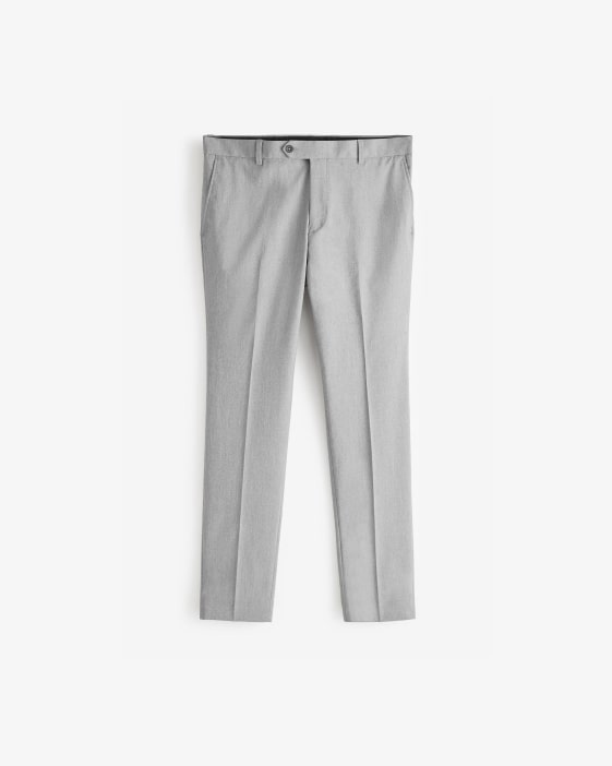 Light Grey Skinny Stretch Smart Trousers