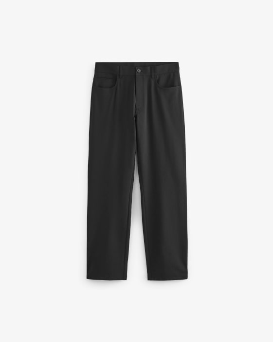 Black Jean Style Smart Trousers